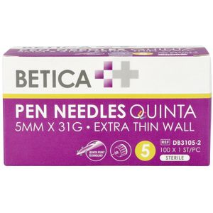 Betica Pen Needles Quinta 5mmx31g 100