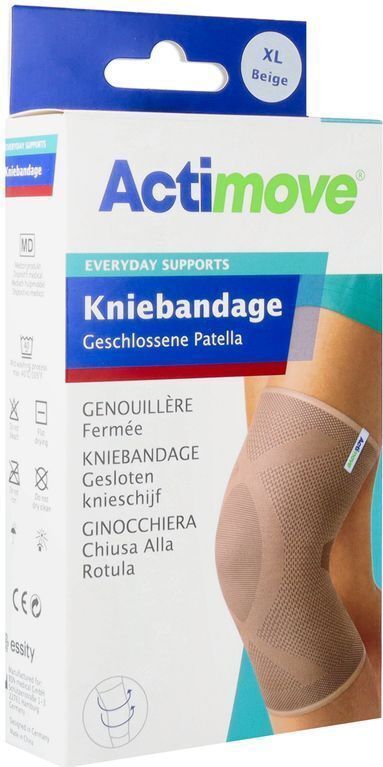 Actimove - Knee Support Closed Patella - Stevige Compressie - XL