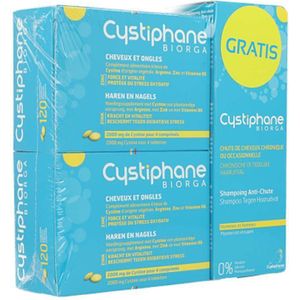 Cystiphane - Forte - Voedingssupplement - 3x120 Tabletten