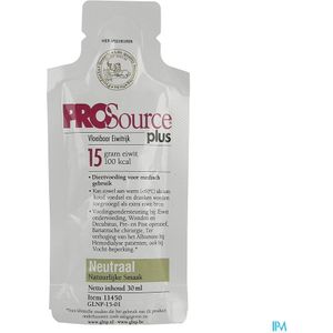 Prosource Plus Neutraal 15g Eiwit Zakje 1x30ml