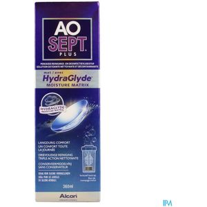 Aosept Plus Met Hydraglyde 1x360ml + 1 Lenscase