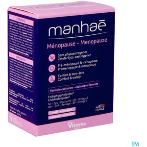 Manhaé - Voedingssupplement - Hormoonvrij - Pre-menopauze & Menopauze