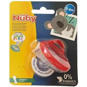 Nuby Fopspeen Natural Flex Kers 0-6m