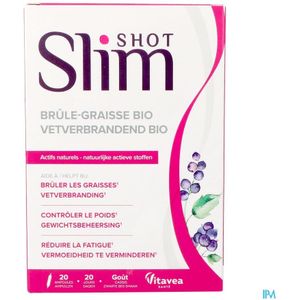 Slimshot - Vetverbrandend Bio - Guarana - Ondersteunt Vetverbranding