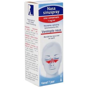 Nasasinuspray 1mg/ml Sine Conservans 10ml