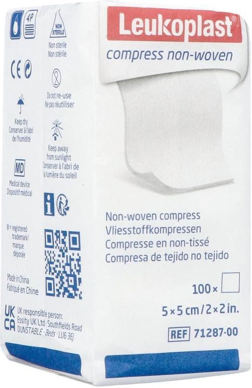 Leukoplast - Compress NW - Gaaskompres - 5x5 cm - 100 Stuks