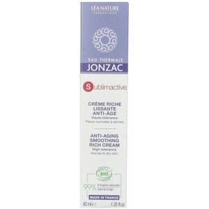 Jonzac Sublimactive Crème Rijk Jeudigheid 40ml