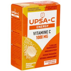 Upsa C Energy 1000mg 20 Bruistabletten