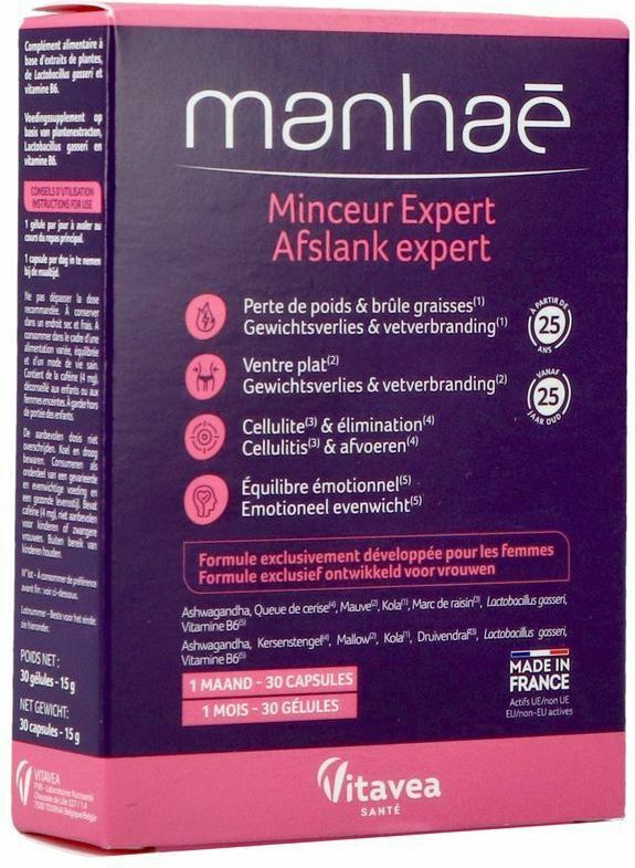 Vitavea - Manhae Afslank Expert - Caps - 30 stuks