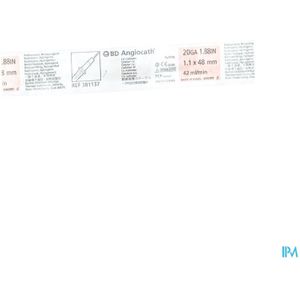 Bd Catheter Iv + Naald 20g Rose 1 381137