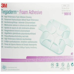 Tegaderm Foam Dressing Adh 8,80x 8,80cm 10 90610