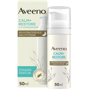 Aveeno Calm+Restore Rehydraterende Nachtcrème 50ml