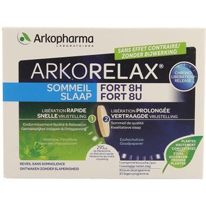Arkopharma Arkorelax Slaap Fort 8u 30 Tabletten
