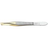 Mörser Pincet, schuine punten, verguld N°24B