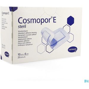 Cosmopor E - Eilandpleister - Steriel - 10 x 6 cm - 25 Stuks