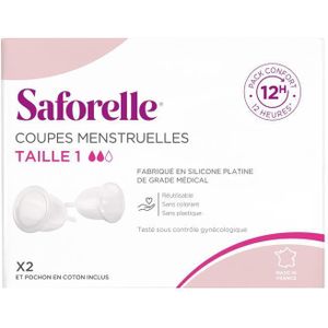 Saforelle Menstruatiecups Pack Comfort 12h T1