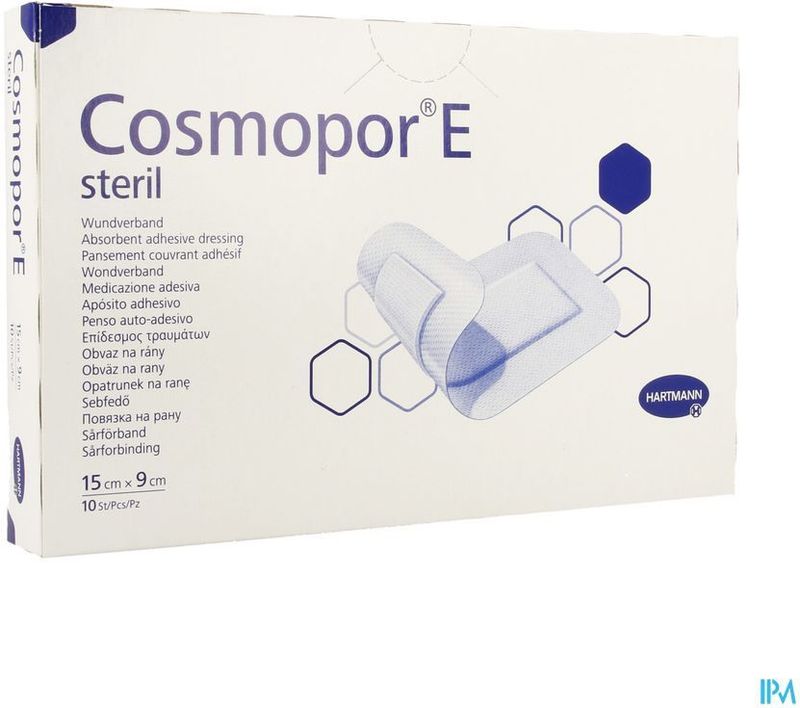 Gaaskompres - Steriel - Non-woven - Hypoallergene Kleefstof - Polyester