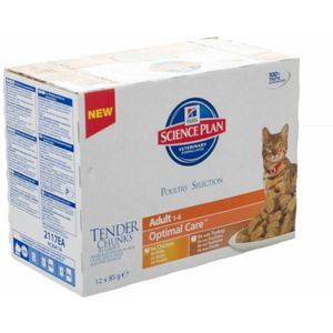 Hills Sc.plan Feline Adult Multip. Poultry 12x85g