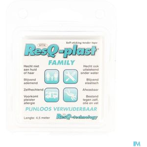 Resq-plast - Family - Zelfhechtende Verbandwindel - 2,5 cm x 4,5 m - 1 stuk