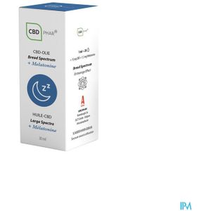 CBD-Phar CBD-Olie Breed Spectrum + Melatonine 30ml