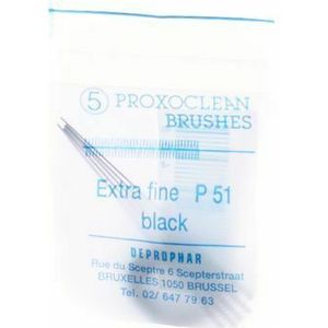 Proxoclean Tandenb Extra Fijn 20mm Zwart 5 P51