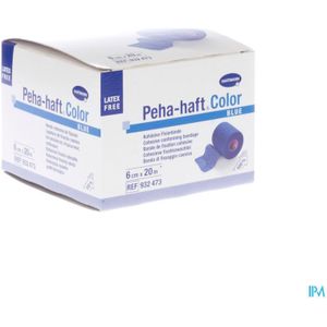 Peha-haft Blauw Lf 6cmx20m 1 P/s