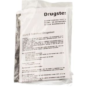 Drugtest Speeksel 6 Drugs(coc/amph/cannab/opiat/xt