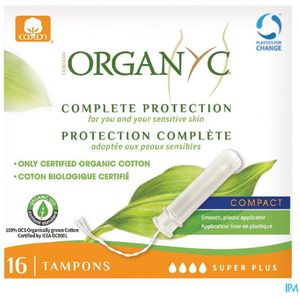 Tampons - 100% Gecertificeerd Organisch Katoen - Eco-Applicator