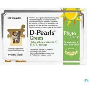 D-Pearls Green 1520 80 Plantaardige Capsules