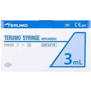 Terumo Spuit 3ml + Naald 21g 5/8 0,8x16mm St 100