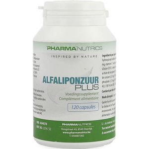 Alfaliponzuur Plus V-caps 120 Pharmanutrics