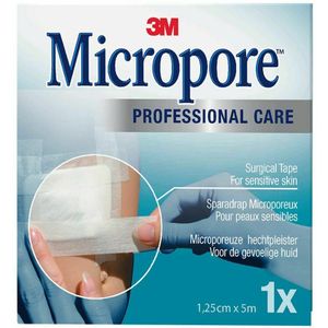 Micropore 3m Tape 12,5mmx5m Rol 1 1530p-0s