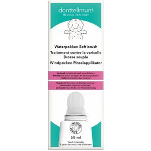 donttellmum® Waterpokken Soft Brush - Littekencrème - Transparant - Natuurlijke Bestanddelen