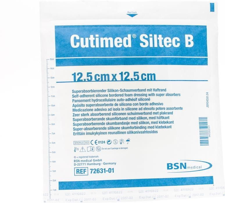 Cutimed - Siltec Verband - Zelfklevend - Hydrocellulair - Matig Absorberend