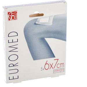 Euromed 6x 7cm 5 Eilandpleister Adh Steriel