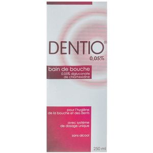 Dentio Rood 0,05% Mondspoelmiddel 250ml