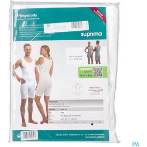 Suprima - 4696 - Body - Wit - Z/Mouw + Rugrits