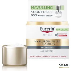 Eucerin Hyaluron-Filler + Elasticity Nachtcrème Navulling 50ml