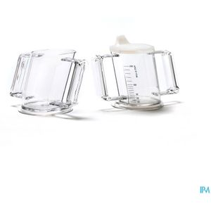 Handycup - Beker - Transparant - Vaatwasbestendig - Inhoud 237ml