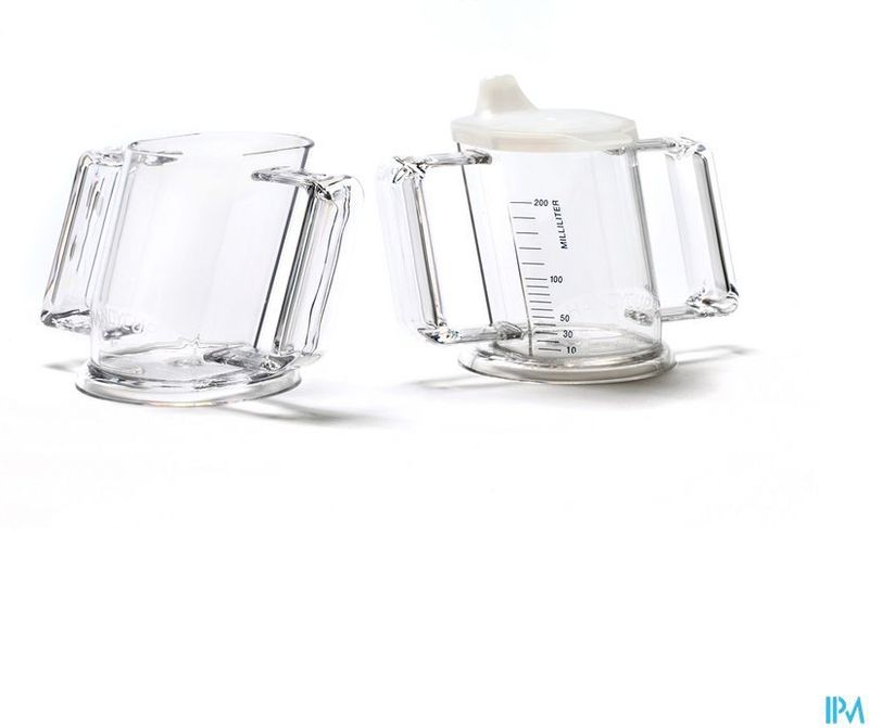 Handycup - Beker - Transparant - Vaatwasbestendig - Inhoud 237ml