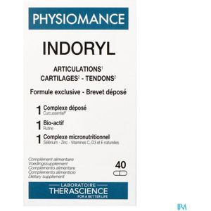 Indoryl Caps 40 Physiomance Phy382b