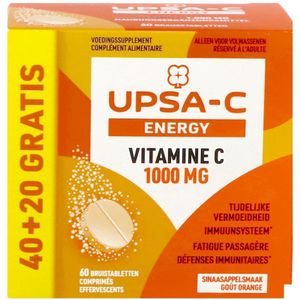 Upsa-C Energy 10000mg 60 Bruistabletten