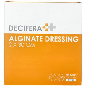 Decifera Alginate Dressing 2x30cm 5