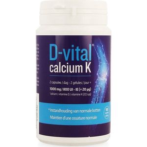 D-vital Calcium K 180 Capsules