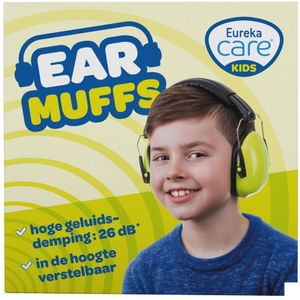 Eureka Care Gehoorbescherming Koptelefoon 3-12 jaar Fluo