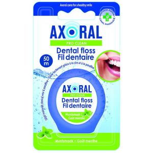 Axoral Floss Pro-Clean Waxed Mint 50m