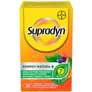 Supradyn - Energy Natura - Filmomhulde Tabletten - 30 Stuks