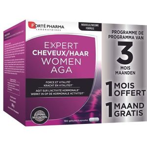 Expert Haar Women AGA - Voedingssupplement - Glutenvrij - Lactosevrij - 60 Capsules