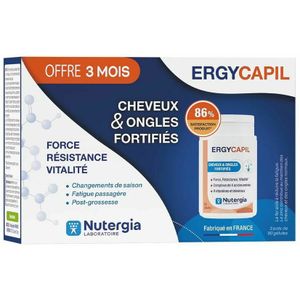 Ergycapil - Haar en Nagels - Voedingsstoffen - 30 Capsules