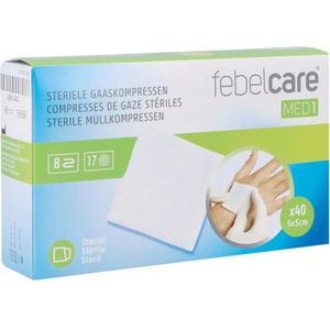 Febelcare Med1 Steriele Gaaskompres 5,0x5,0cm 40x1